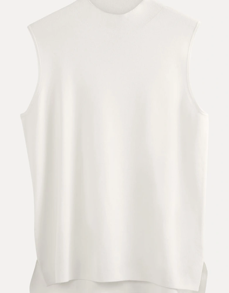 Miley Sleeveless Funnel Neck Tank