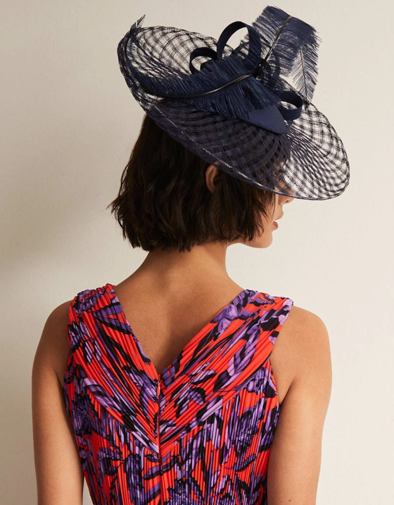 Statement Feather Disc Fascinator