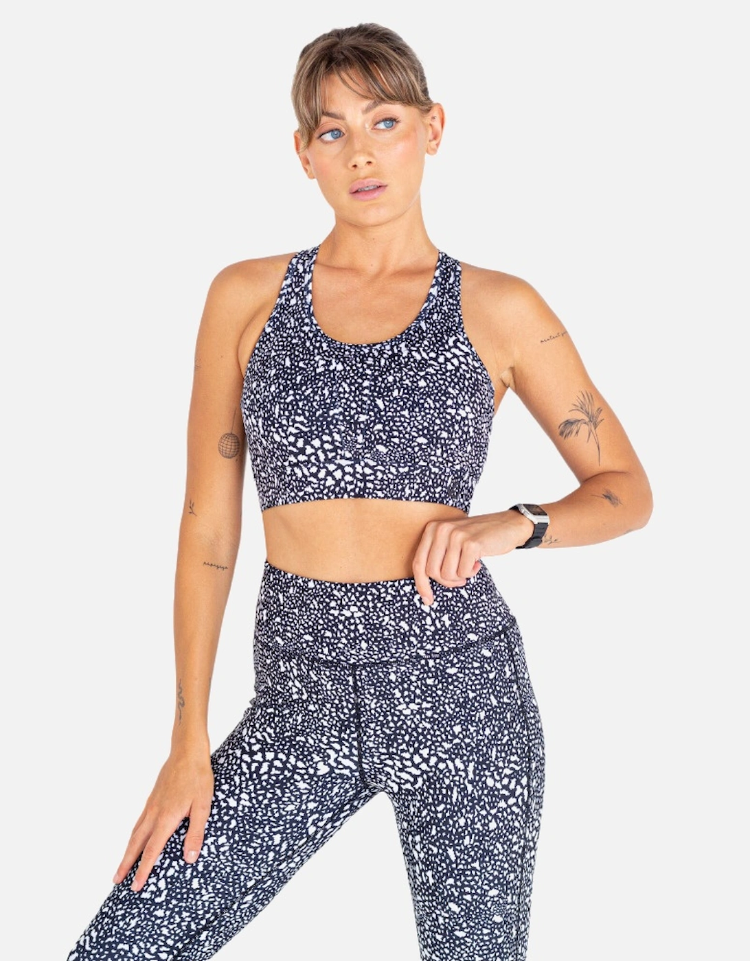 Womens/Ladies Mantra Dotted Recycled Sports Bra, 6 of 5