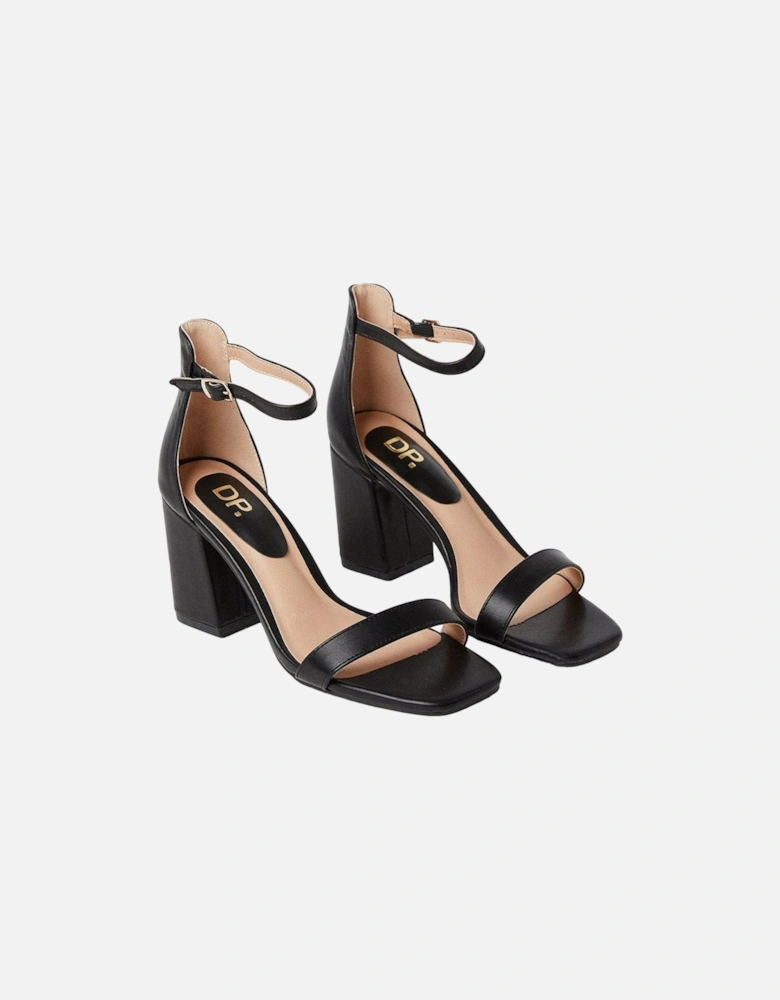 Womens/Ladies Safiya High Block Heel Sandals