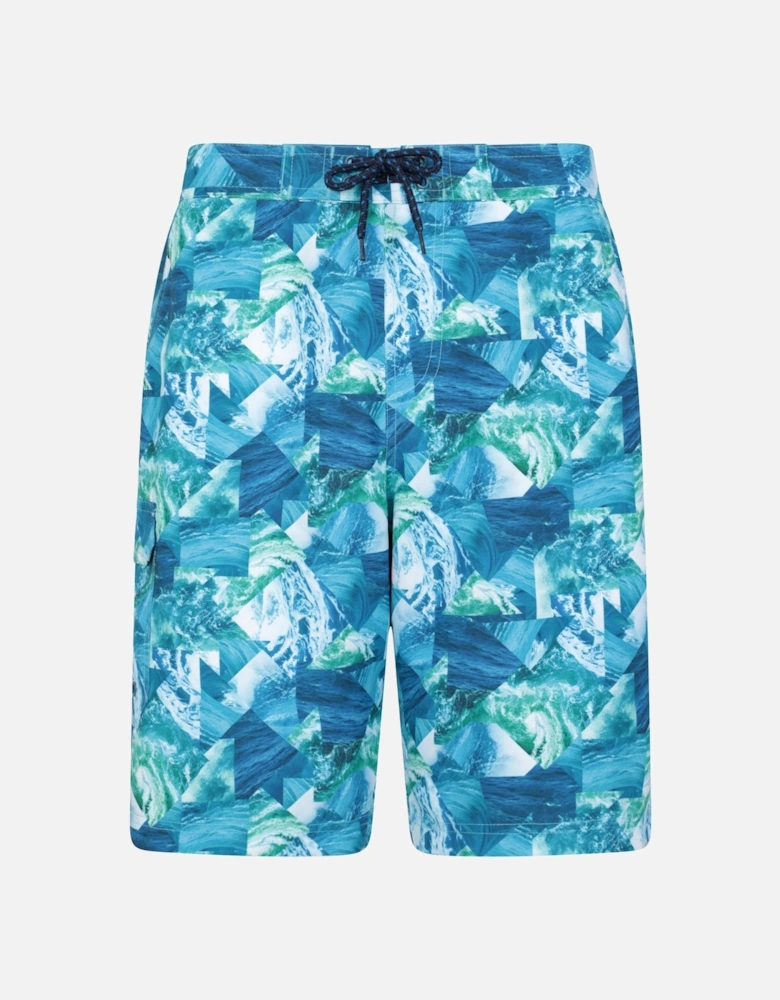 Mens Ocean Patterned Boardshorts