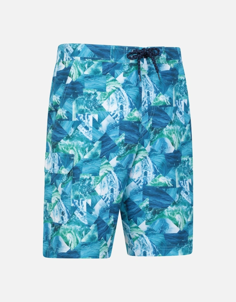 Mens Ocean Patterned Boardshorts