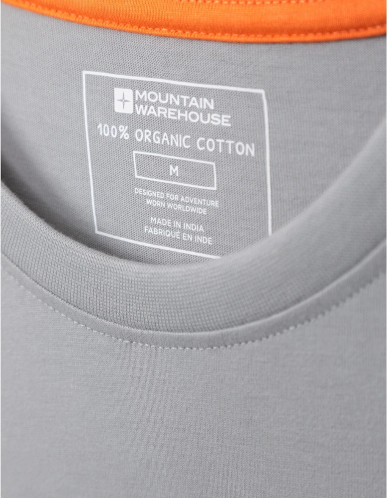 Mens Mountain Bike Organic Cotton T-Shirt