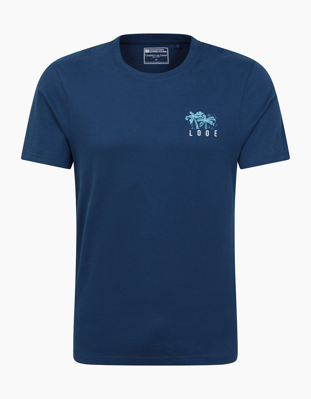 Mountain Warehouse Men's Mountain Warehouse Mens Looe Printed Organic T-Shirt - Navy