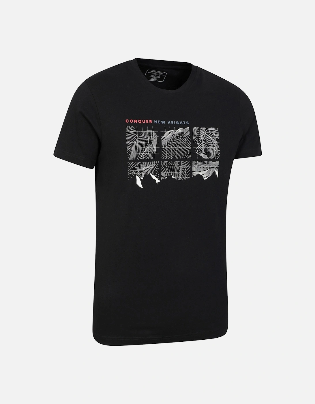 Mens Conquer New Heights Organic Cotton T-Shirt