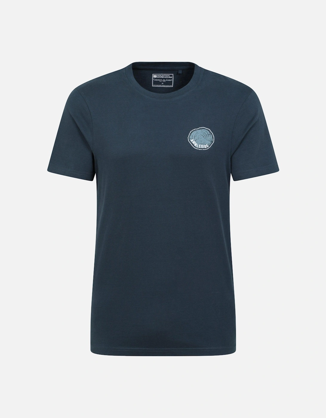 Mens Ambleside Tree Ring Organic T-Shirt, 4 of 3