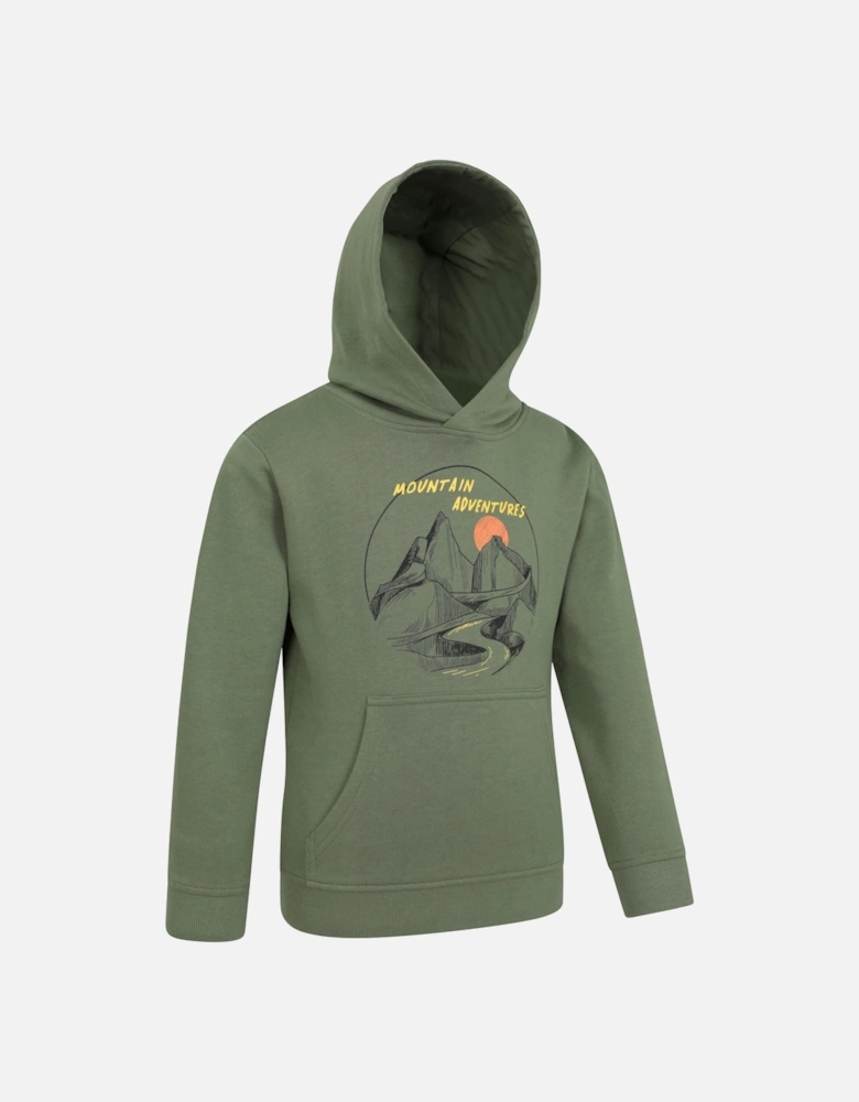 Childrens/Kids Mountain Adventures Organic Hoodie