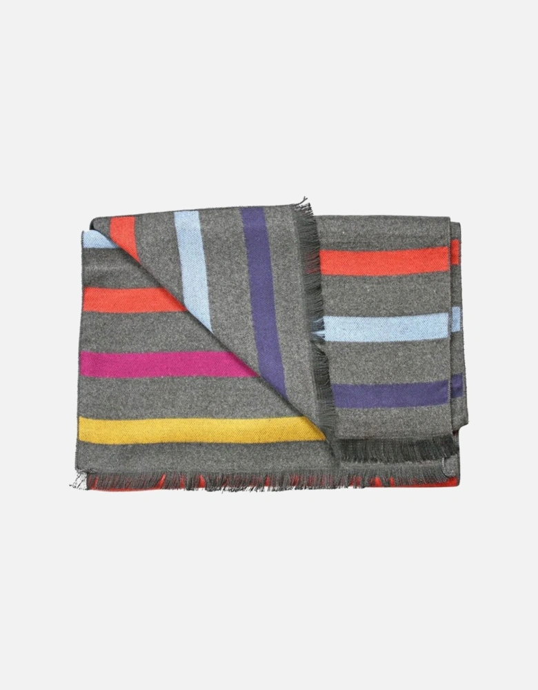 MULTI FINE STRIPE SCARF