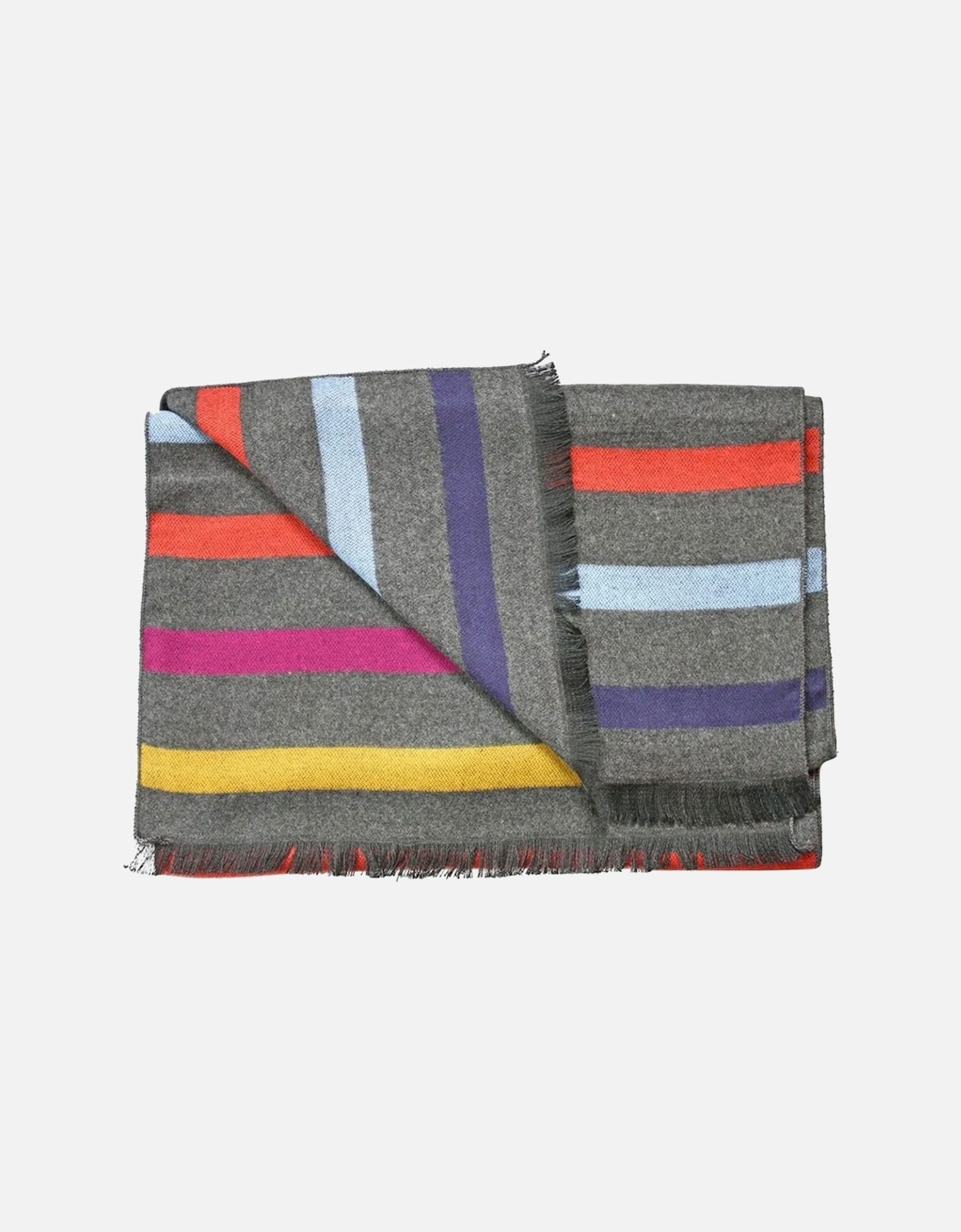 MULTI FINE STRIPE SCARF, 2 of 1