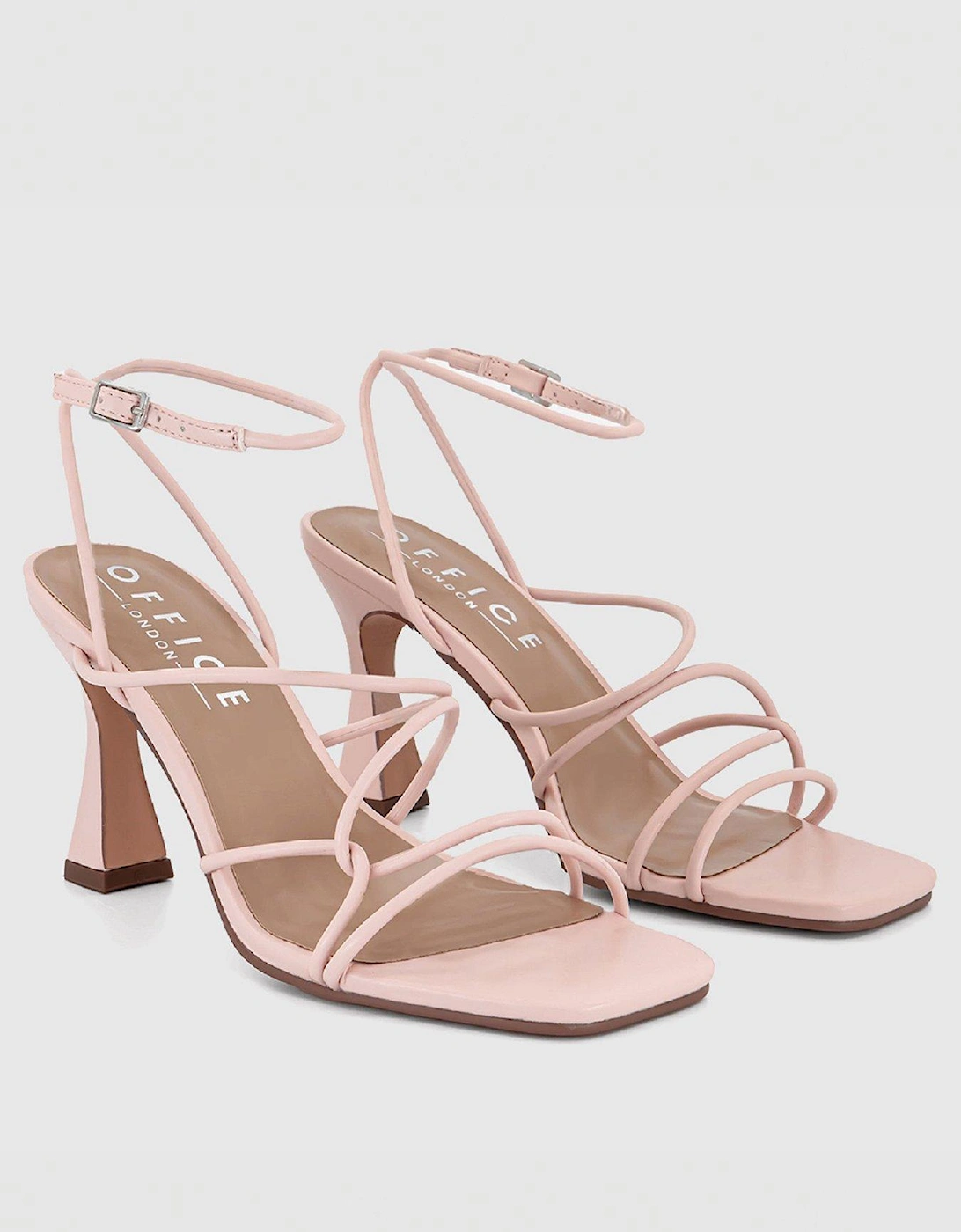 Million Dollar Strappy Flared Heel - Pale Pink, 4 of 3