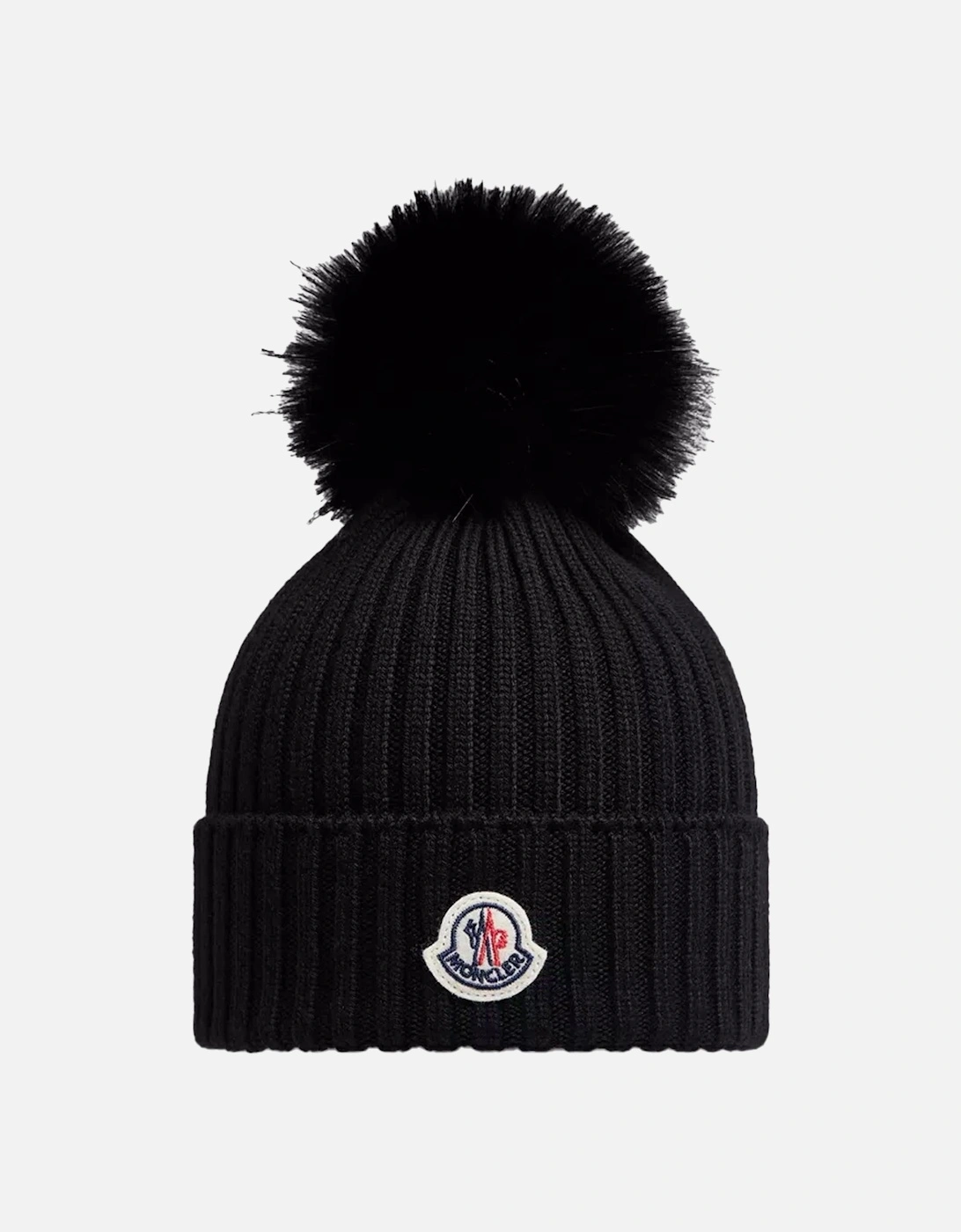 Kids Fur Wool Hat Black, 5 of 4