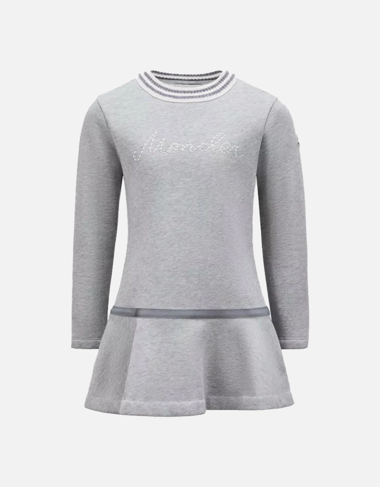 Kids Jersey Dress Grey