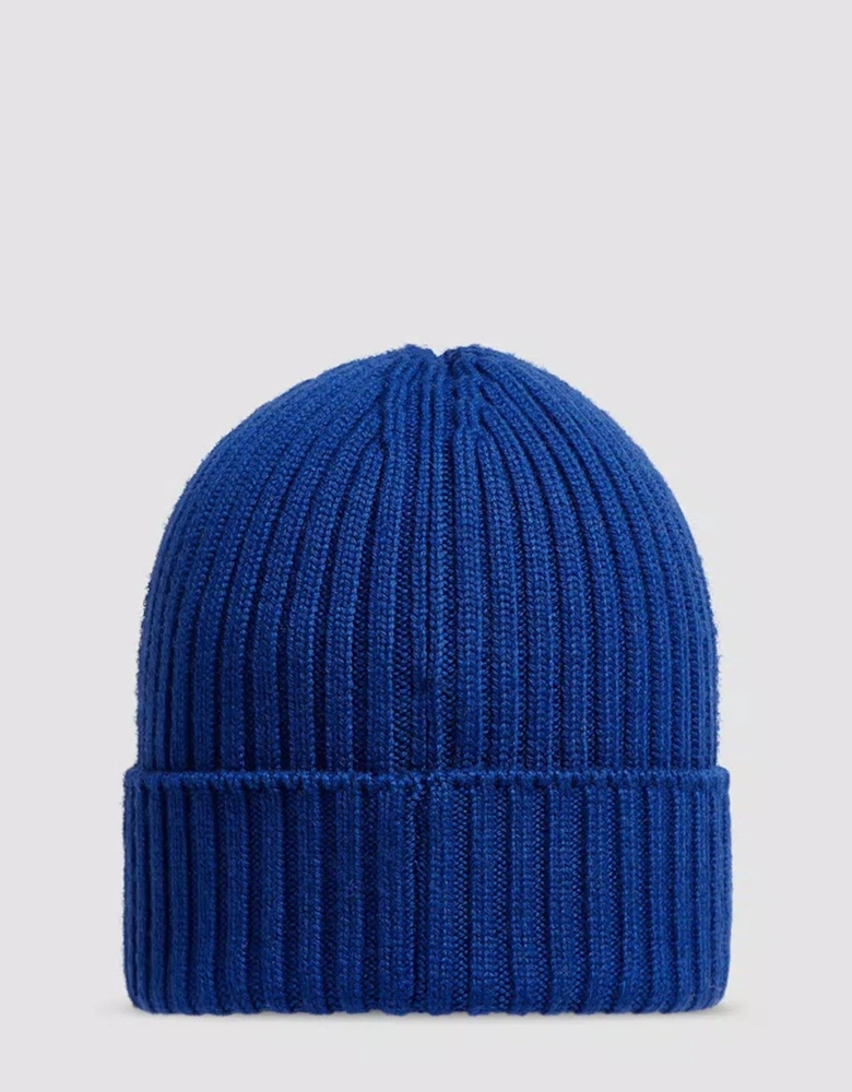 Kids Archive Logo Wool Hat Blue