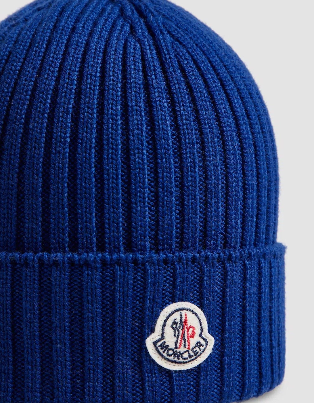 Kids Archive Logo Wool Hat Blue