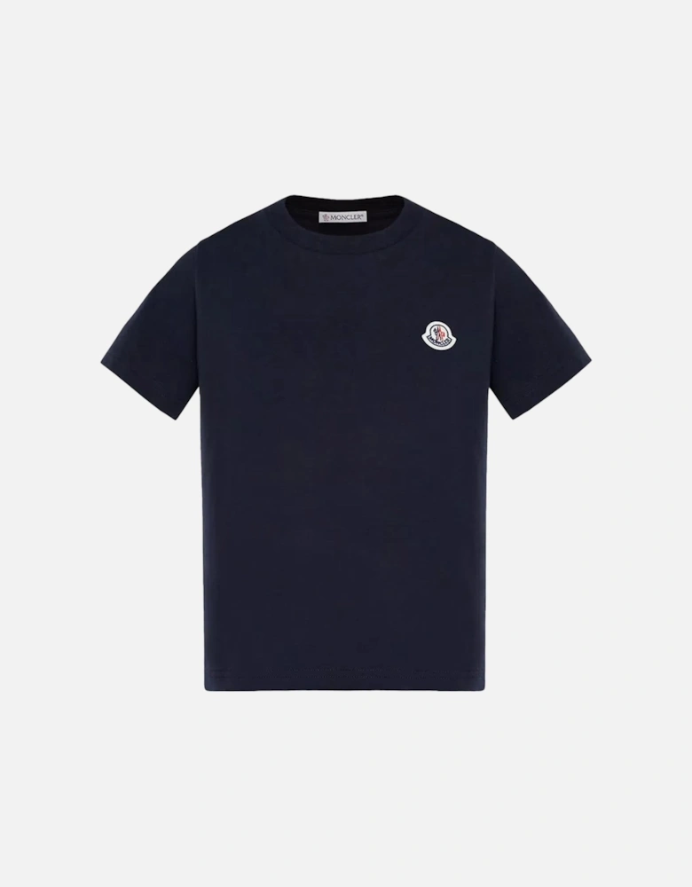 Kids Classic Logo Cotton T-shirt Navy