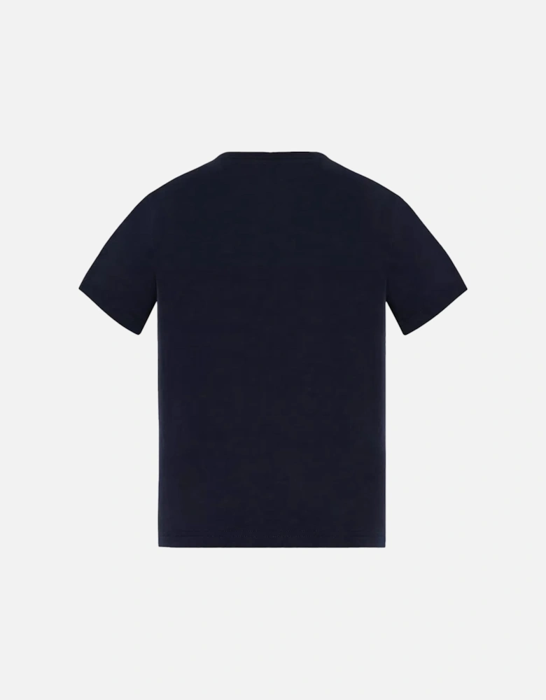 Kids Classic Logo Cotton T-shirt Navy