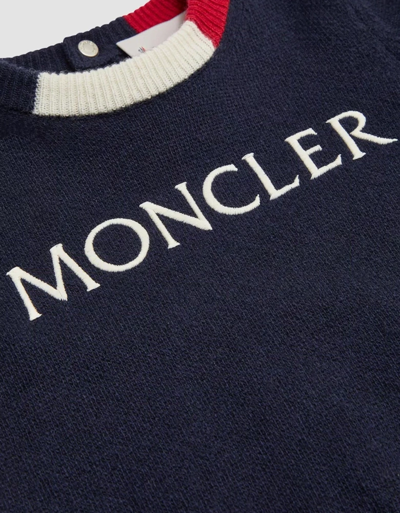 Baby RWB Neck Detail Sweatshirt Navy