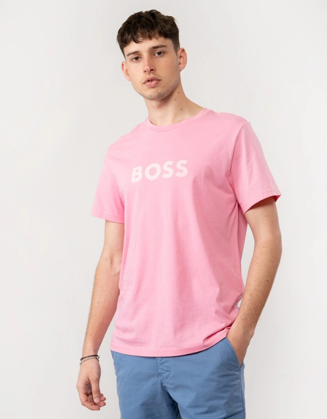 BOSS Orange RN Mens Center Logo T-Shirt, 5 of 4