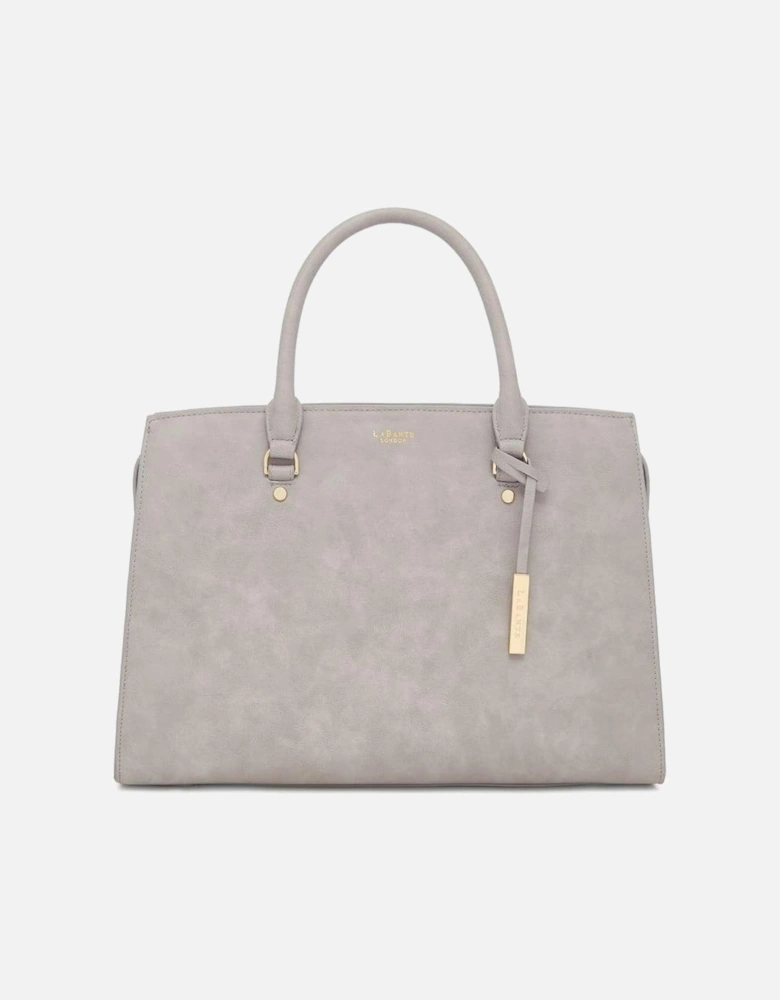 Aricia Grey Vegan Laptop Bag