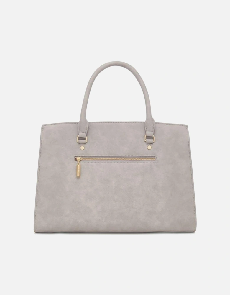 Aricia Grey Vegan Laptop Bag