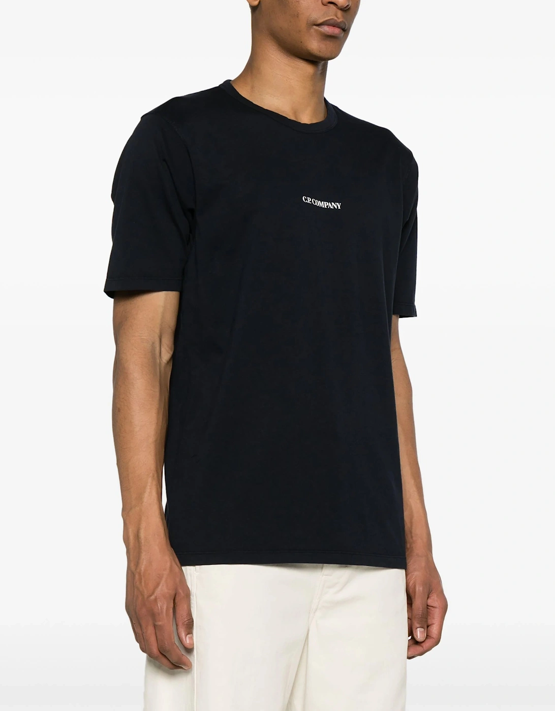 C.P Company Compact Logo T-Shirt in Navy