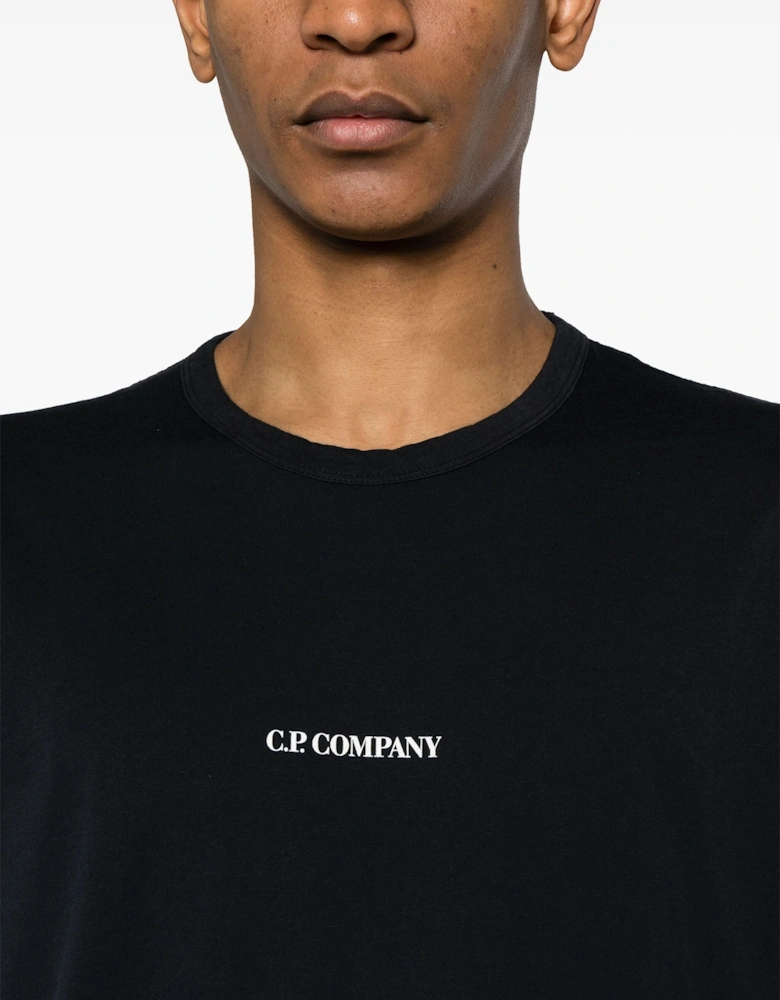 C.P Company Compact Logo T-Shirt in Navy