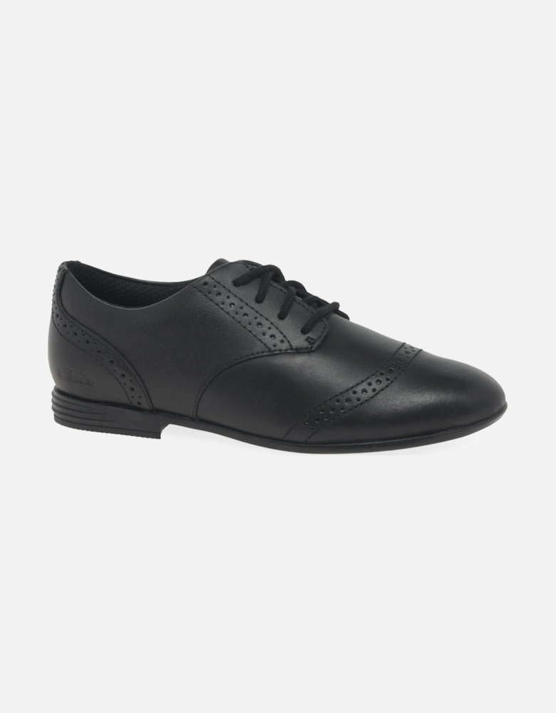 Finja Brogue O Girls School Shoes