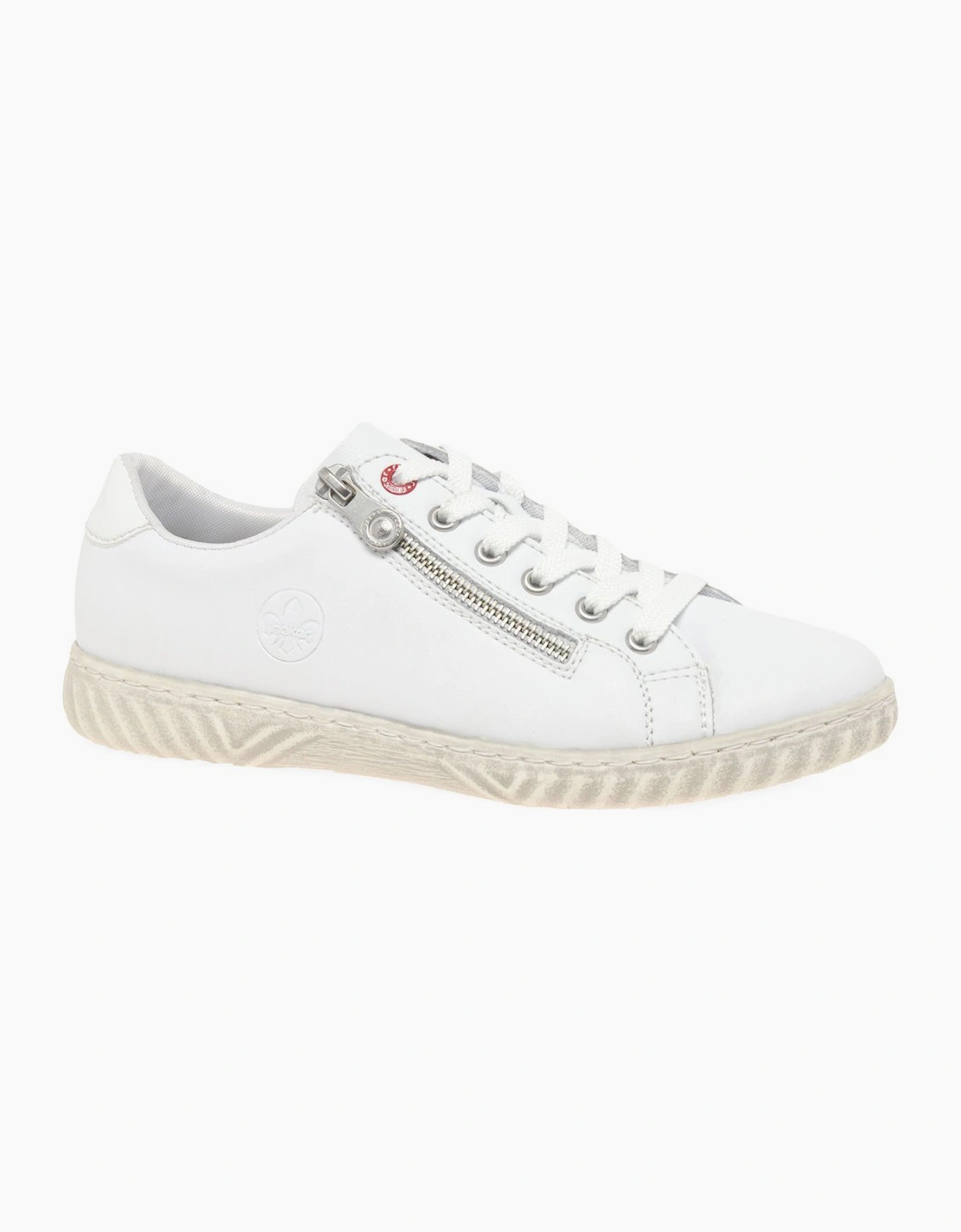Rieker Women's White Norma Trainers - Size: 5
