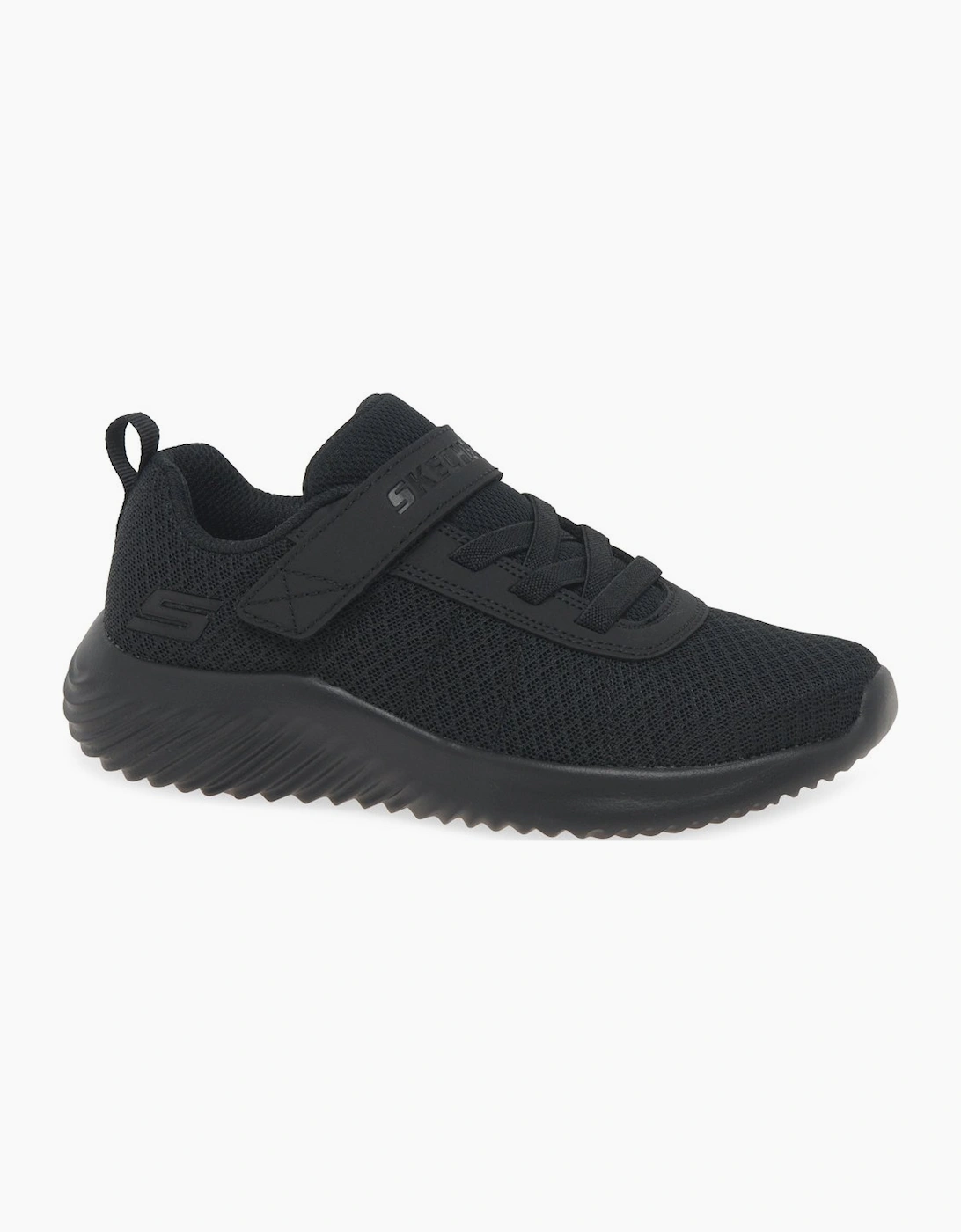 Skechers Girl's Bounder Baronix Kids Trainers - Black - Size: 2 (older)