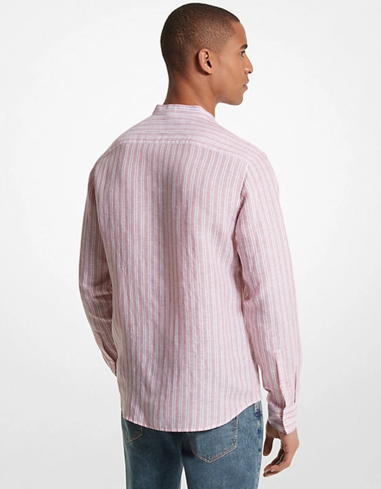 Striped Linen Blend Shirt