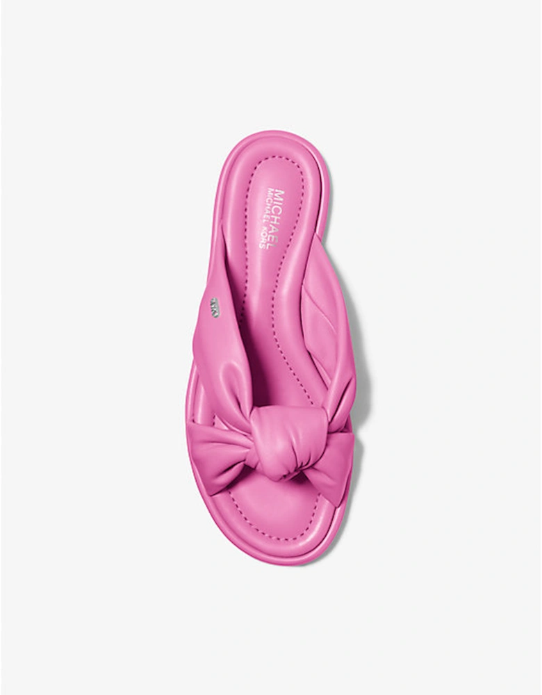 Elena Leather Slide Sandal