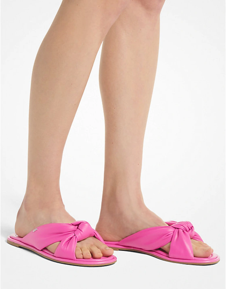 Elena Leather Slide Sandal