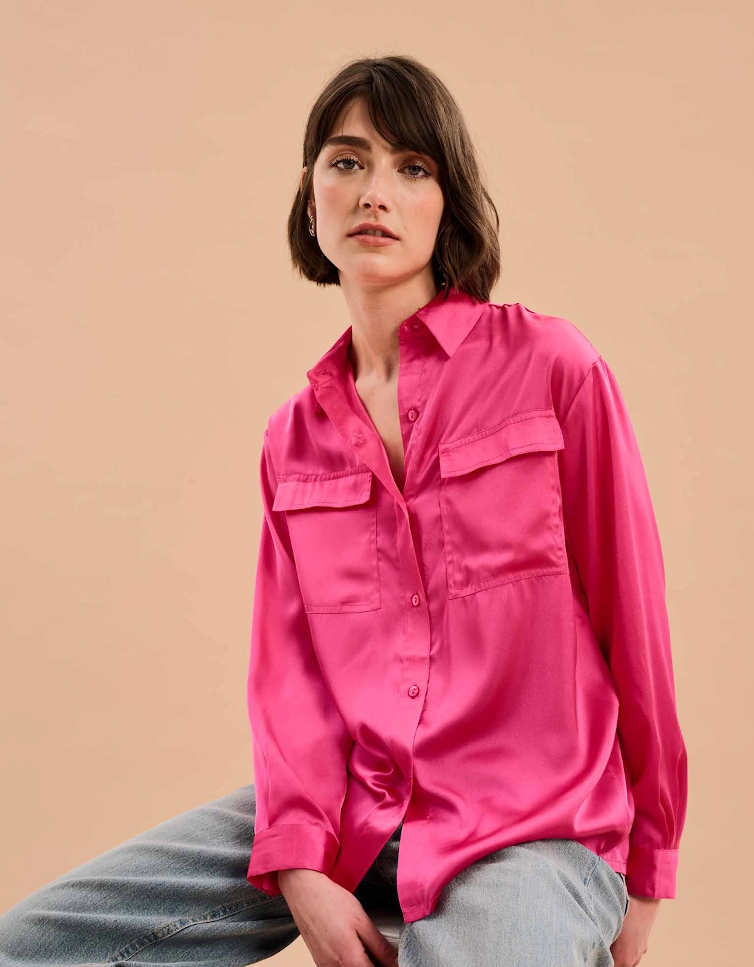 Ashlyn Shirt in Magenta