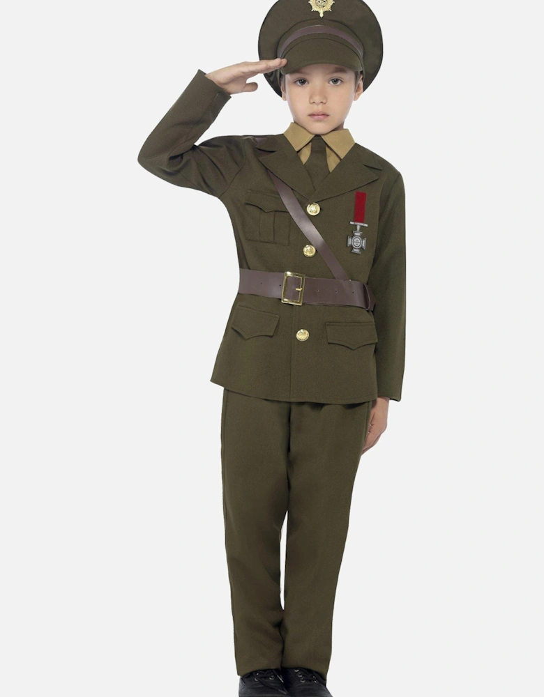 Child Army Officer Costume