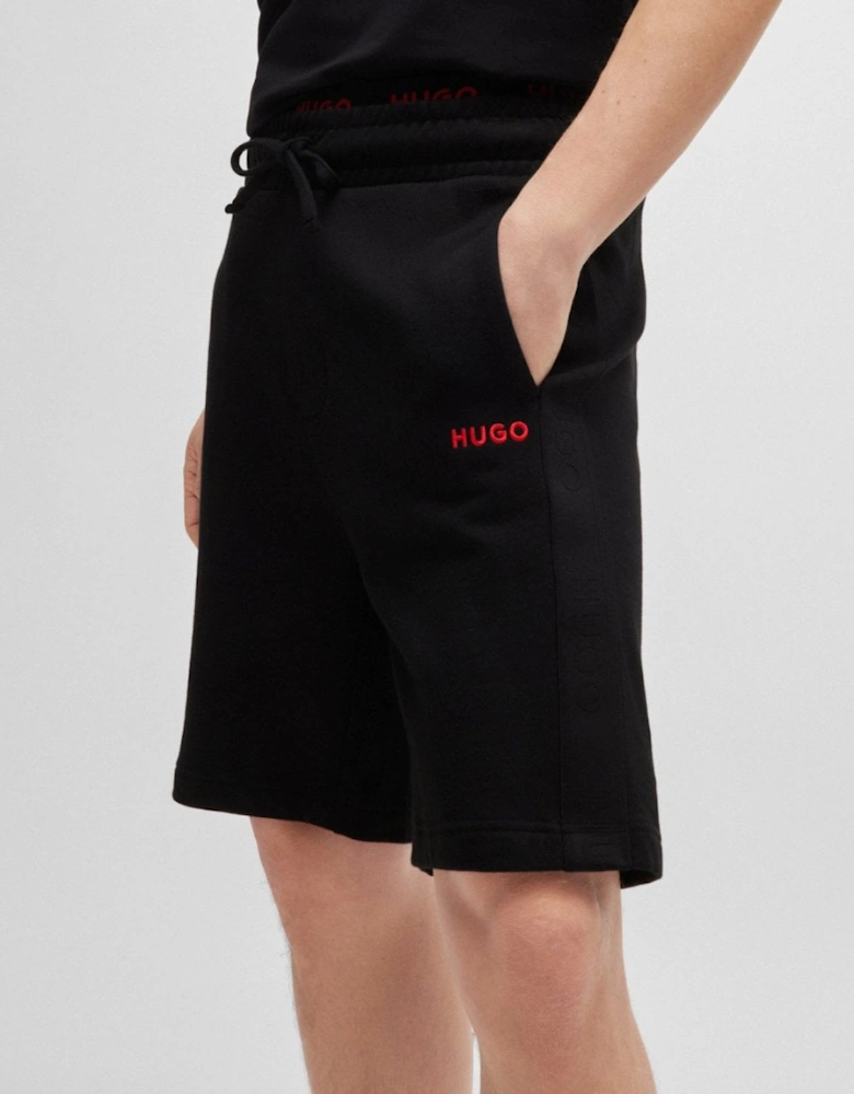 HUGO Tonal Logo Mens Loungewear Shorts