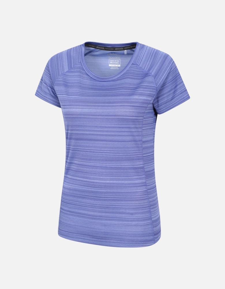 Womens/Ladies Endurance Striped T-Shirt