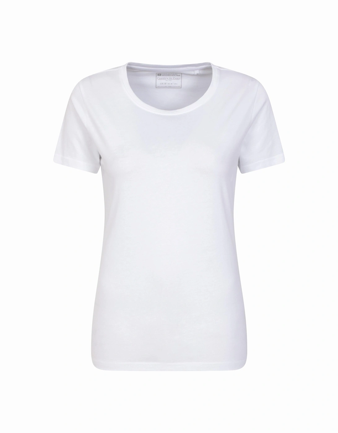 Womens/Ladies Basic Plain Round Neck T-Shirt, 4 of 3