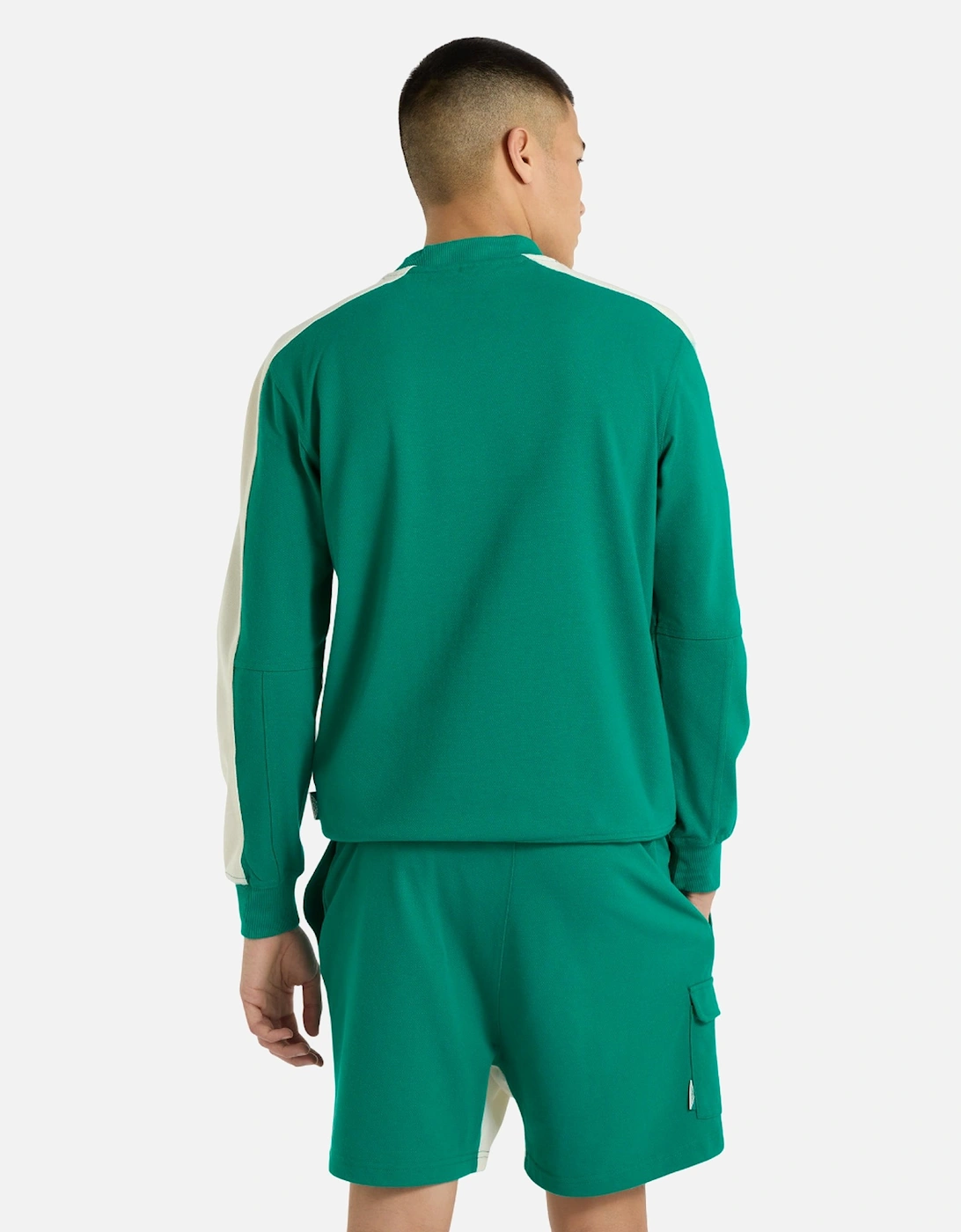 Mens Panelled Relaxed Fit Sweatshirt