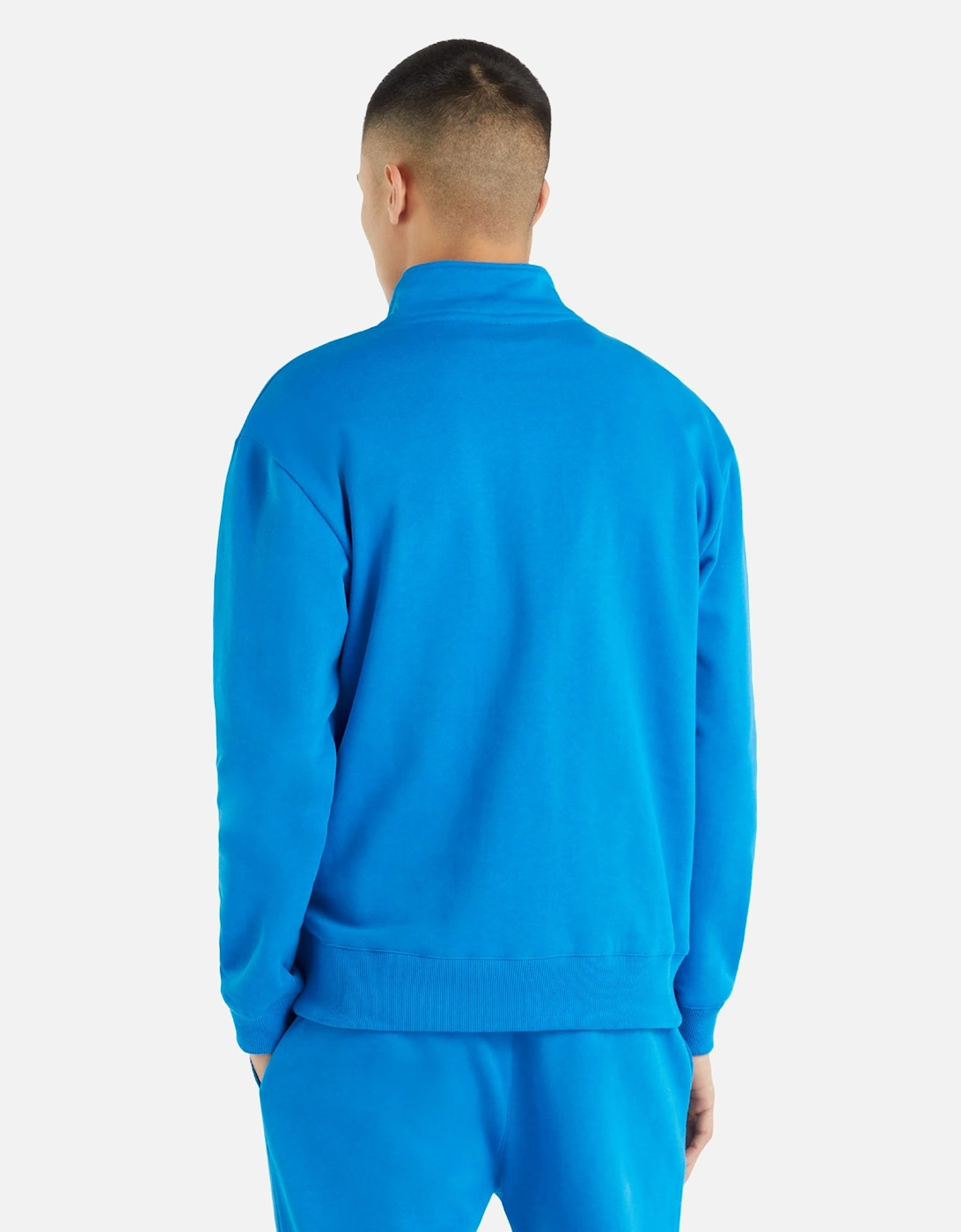 Mens Logo Quarter Zip Fleece Top