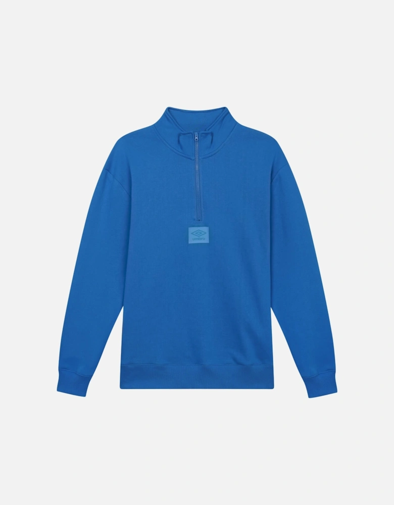 Mens Logo Quarter Zip Fleece Top