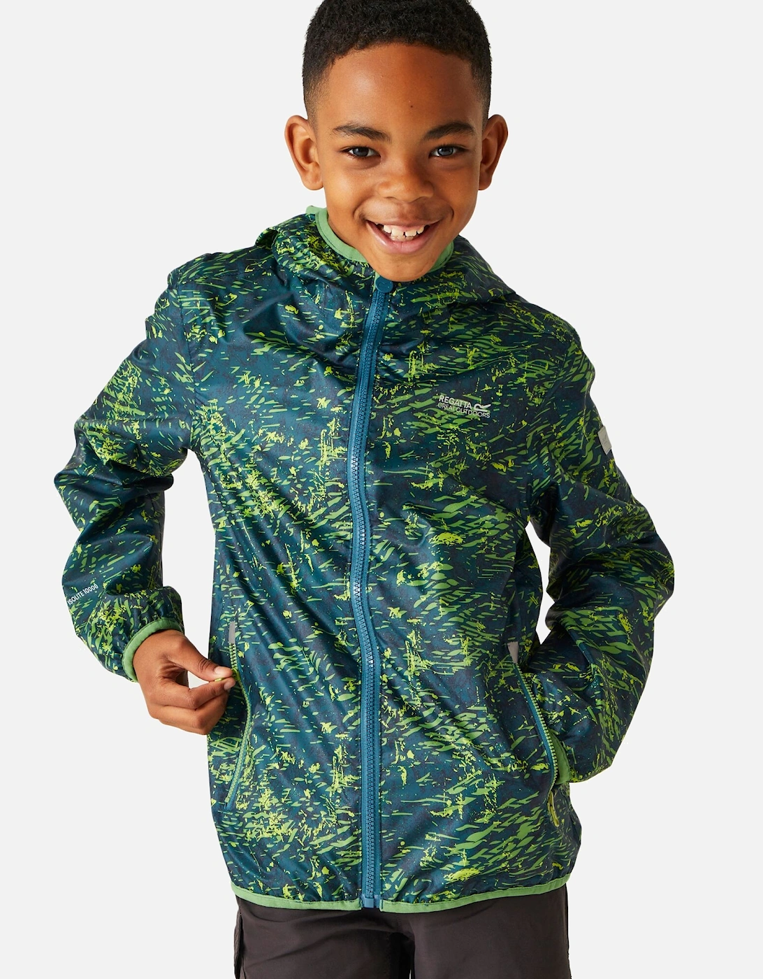 Childrens/Kids Scratch Packaway Waterproof Jacket