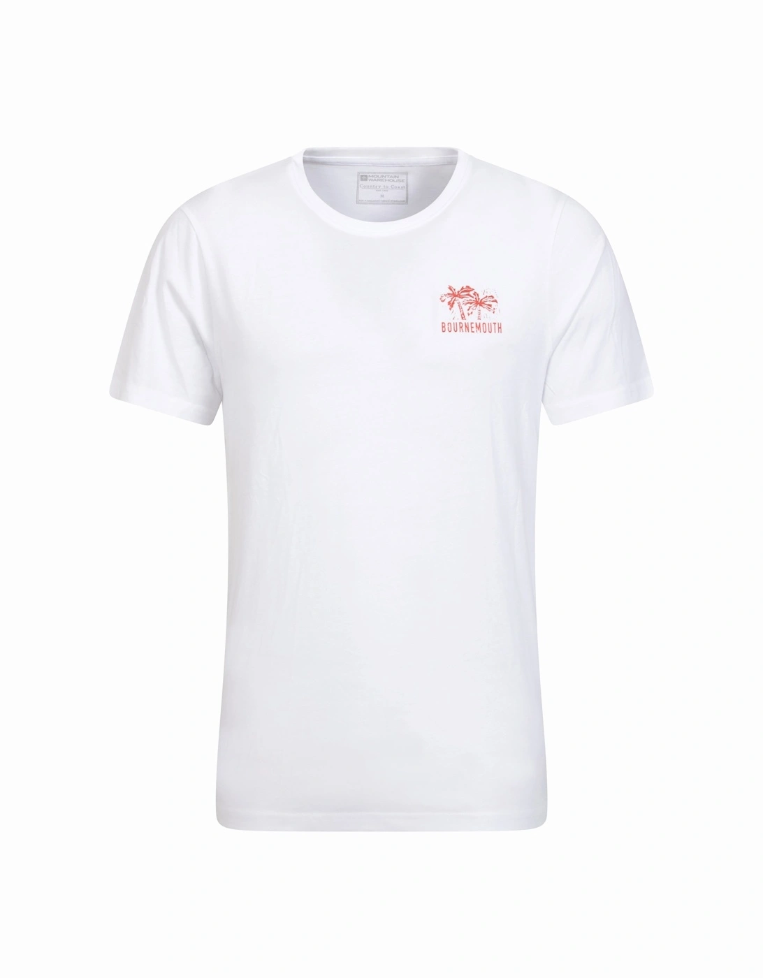 Mens Bournemouth Printed Organic T-Shirt, 4 of 3