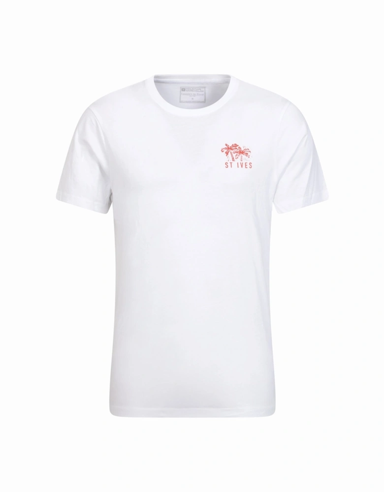 Mens St Ives Printed Organic T-Shirt