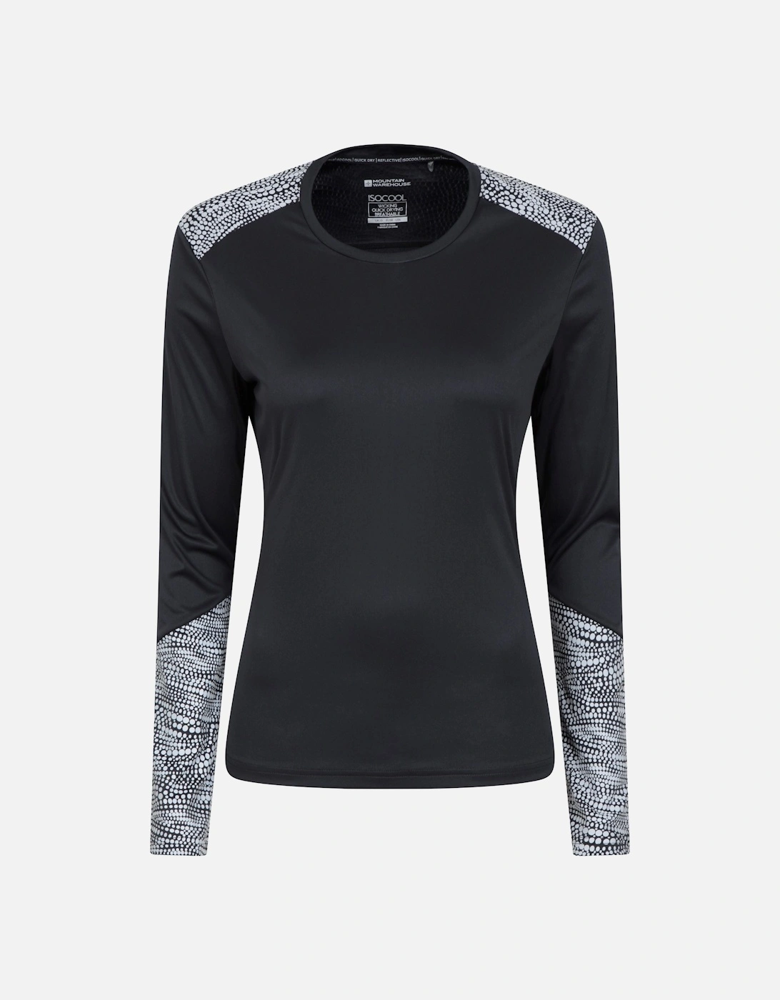 Womens/Ladies Reflective Long-Sleeved T-Shirt, 5 of 4