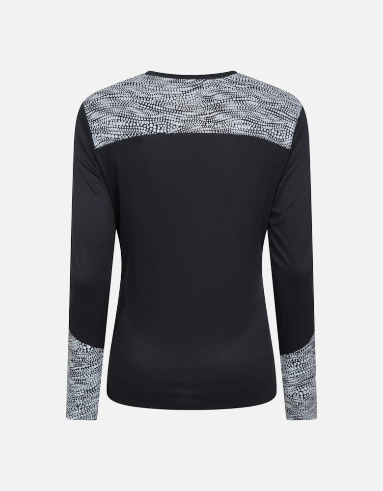 Womens/Ladies Reflective Long-Sleeved T-Shirt