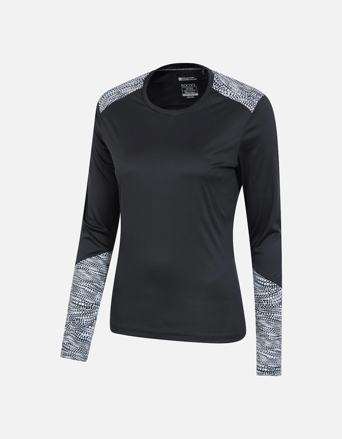 Womens/Ladies Reflective Long-Sleeved T-Shirt