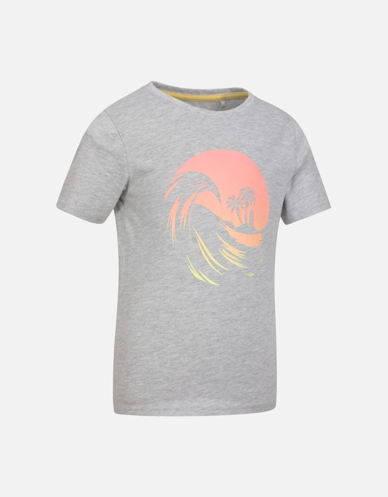 Childrens/Kids Beach Organic T-Shirt