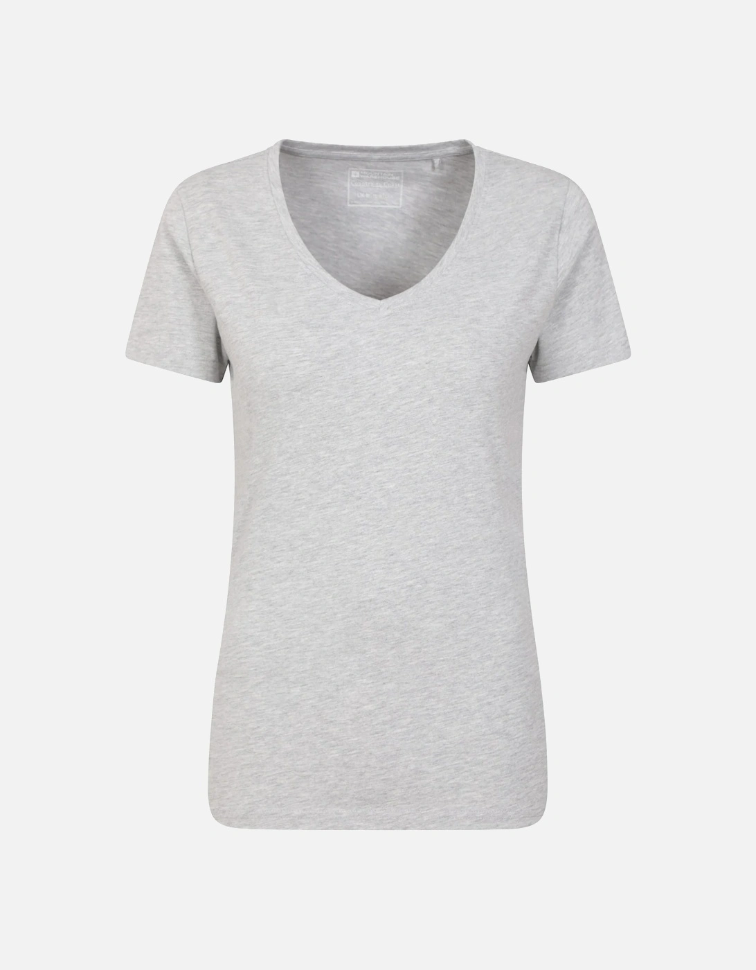 Womens/Ladies Basic Plain V Neck T-Shirt, 4 of 3