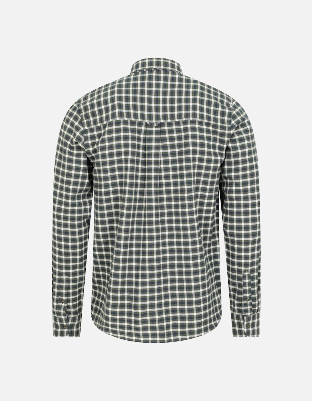 Mens Driftwood Checked Organic Shirt