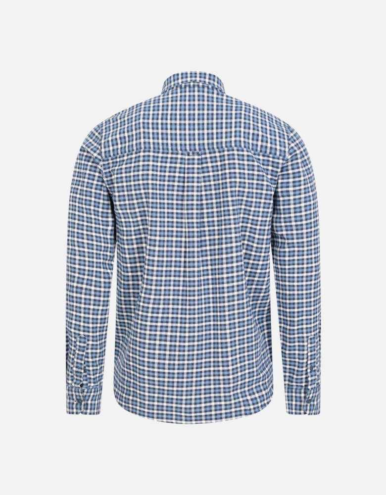 Mens Driftwood Checked Organic Shirt